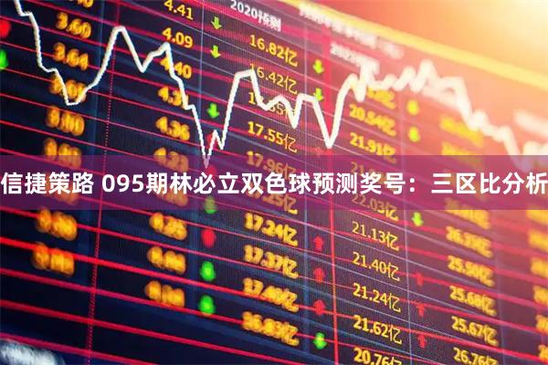 信捷策路 095期林必立双色球预测奖号：三区比分析